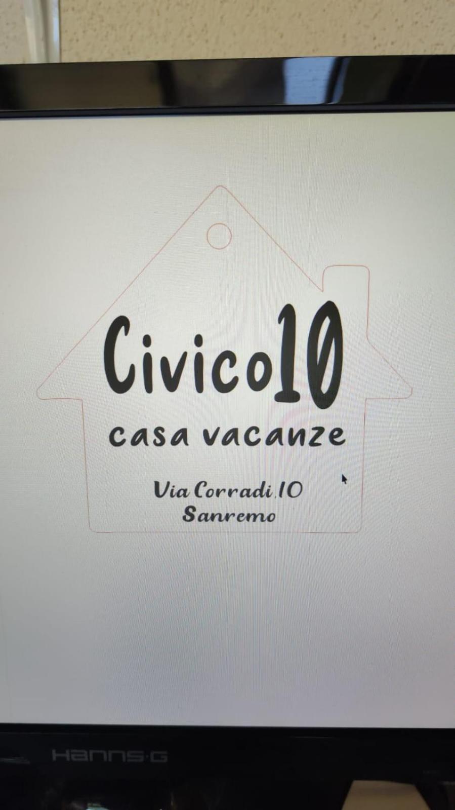 Apartmán Civico 10 Sanremo Exteriér fotografie